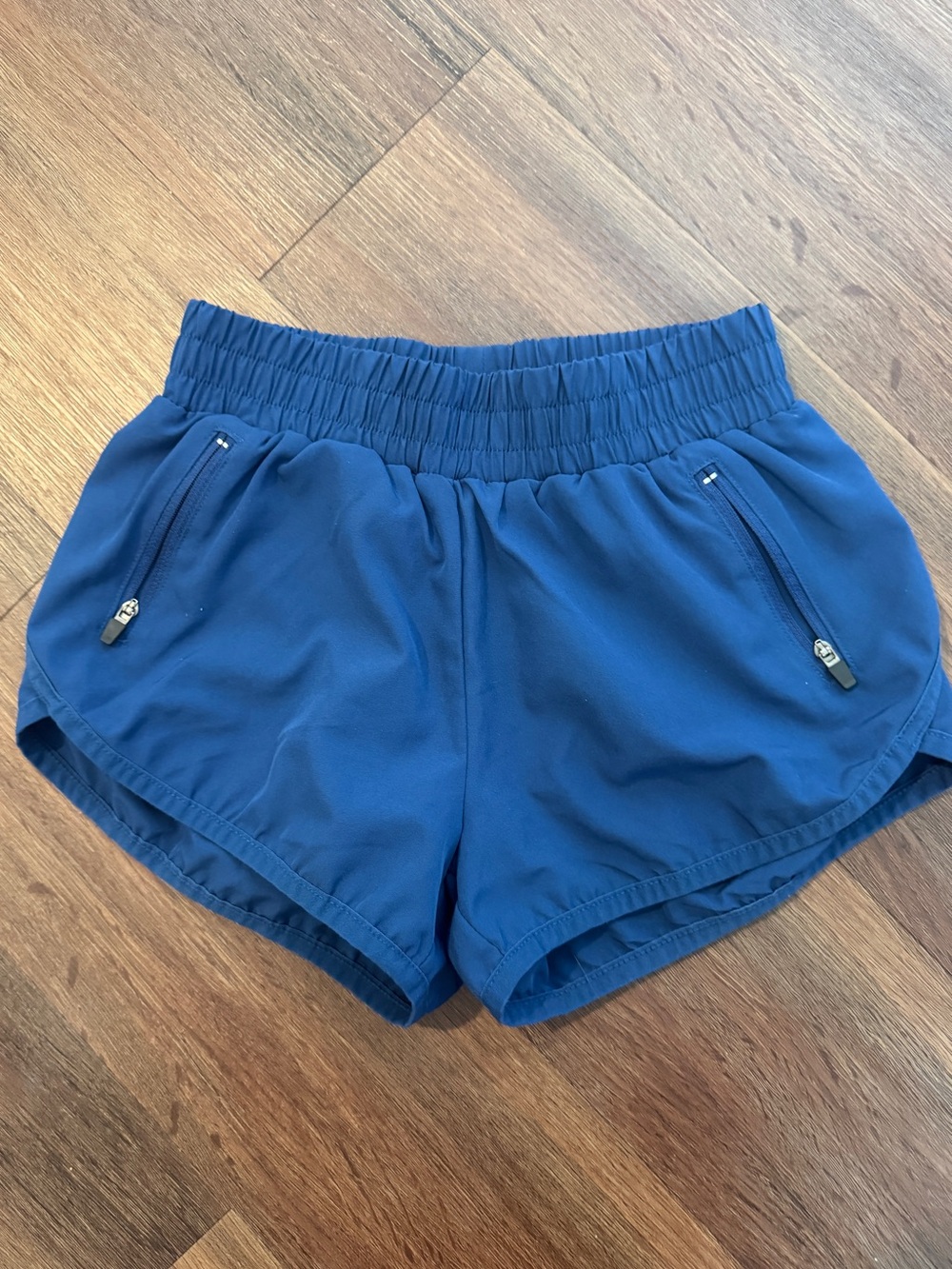 Oh La La Dancewear: Navy Blue Track Short - YM